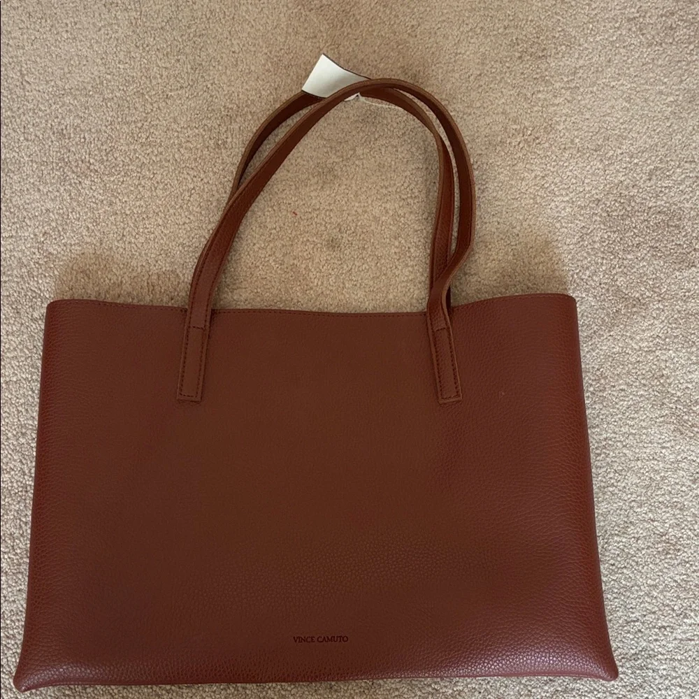 Vince Camuto Tan and Black Shoulder Bag - Picture 5 of 9